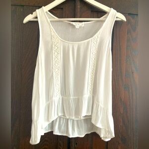 Hippie Rose Romantic Crochet Lace Boho Tank Blouse